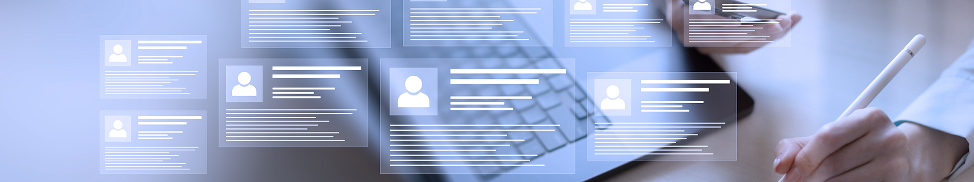 an image indicating database development